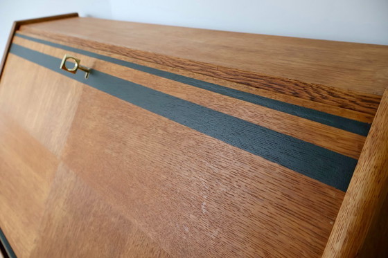 Image 1 of Mid-Century Secretary Converted into Drinks Cabinet – Fully Restored