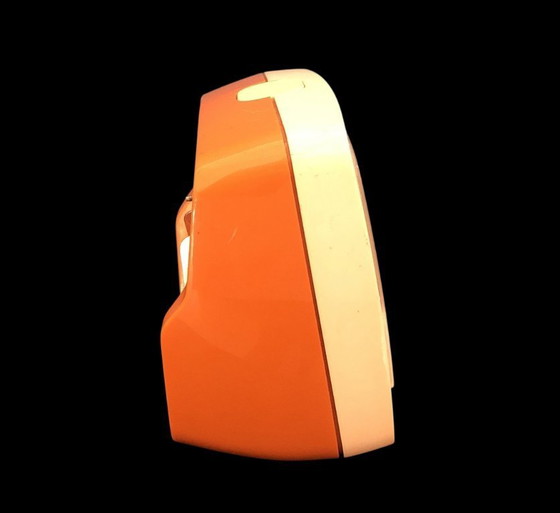 Image 1 of Vintage JAZ Discreto “CLAUSIC” alarm clock – French design, orange, 1970s