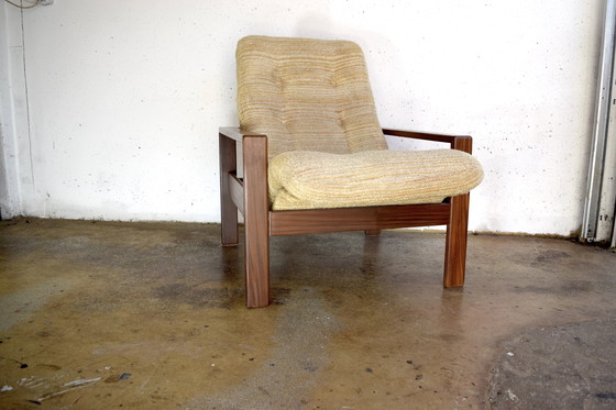 Image 1 of Poltrona danese in teak Easychair Poltrona vintage Domino Mobler