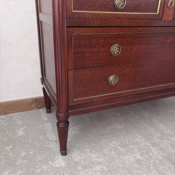 Image 1 of Wooden chest of drawers