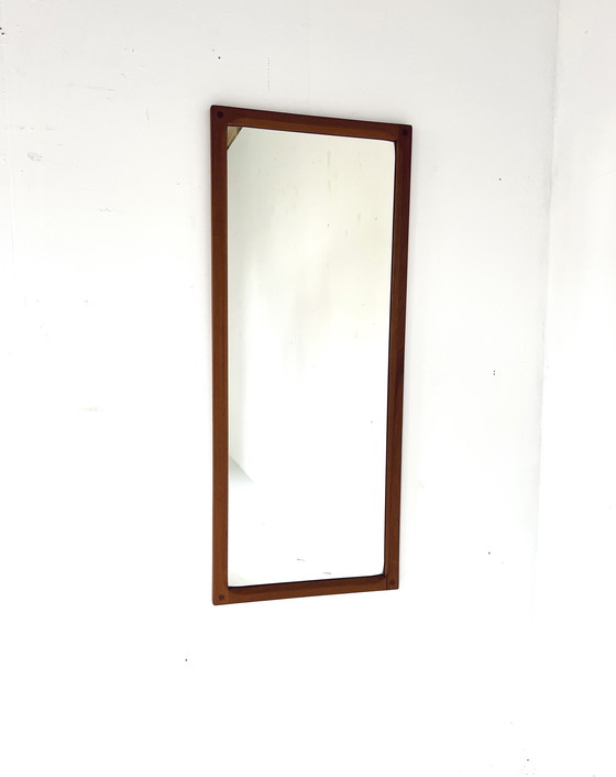 Image 1 of Miroir vintage en teck modèle #163, Kai Kristiansen '60