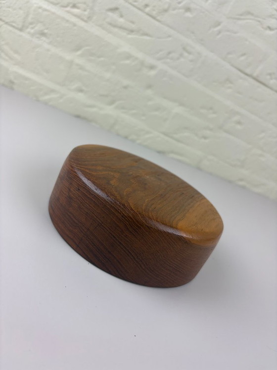 Image 1 of Vintage teakhouten schaal