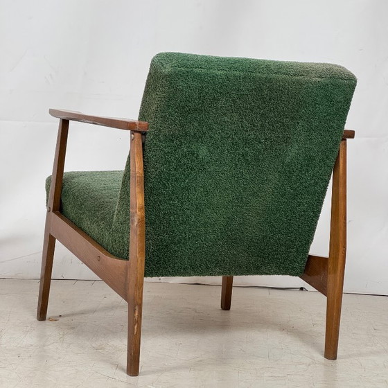 Image 1 of Pair of Yugoslav Green Armchairs, 1960s – Original Vintage Condition