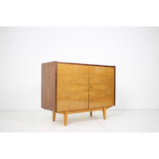 Image 1 of Vintage wooden highboard, Czech 1970