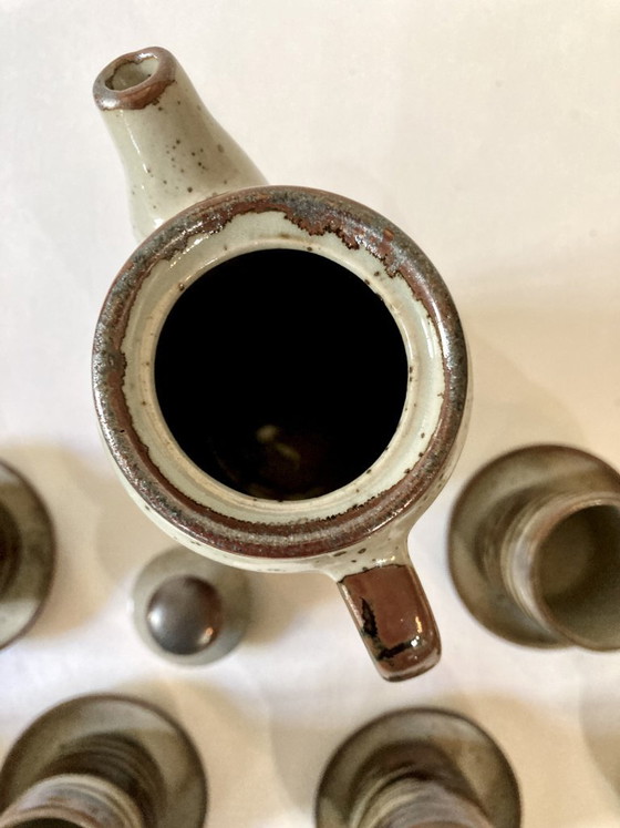 Image 1 of Servizio da caffè in gres, prodotto in Giappone