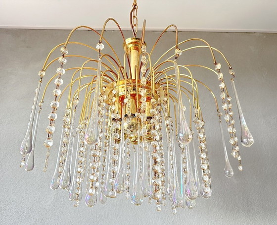 Image 1 of Vintage teardrop chandelier