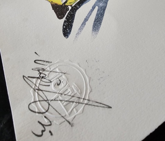 Image 1 of UTOPIA - Kids on Guns Hill - Artist's painting under glass