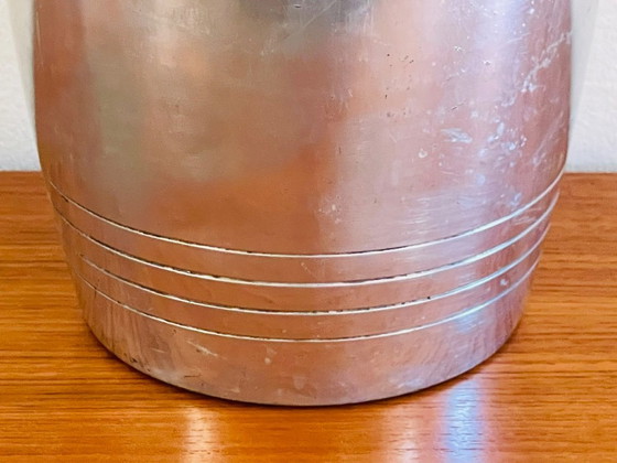 Vintage Verzilverde Champagnekoeler, Moet & Chandon, door Argit – Tafelaccessoires, Metal (photo 9 of 20)