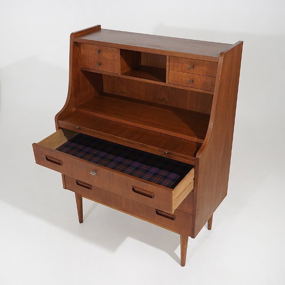 Secretaire in teak di Gunnar Nielsen Tibergaard per Tibergaard, anni '60 – Scrivanie, Legno (photo 8 of 15)