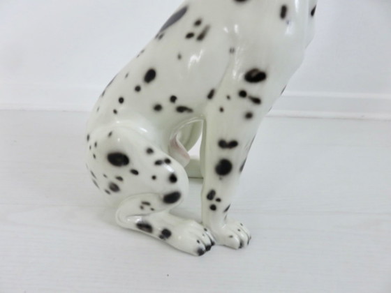 Image 1 of Pezzo di ceramica molto grande raffigurante un dalmata, Italia 1960-1970
