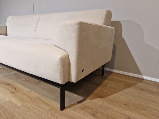 Image 1 of Rolf Benz 310 - 4 Seater Sofa + Hocker - Cream - Showroom Condition