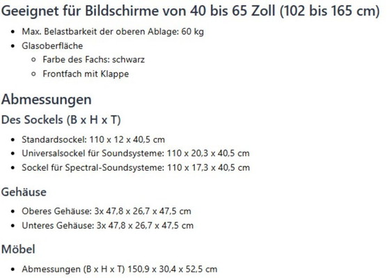 Image 1 of Mobili TV/Audio Spectral Brick