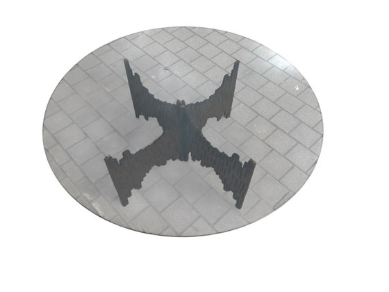 Image 1 of Tavolino da caffè brutalista in bronzo