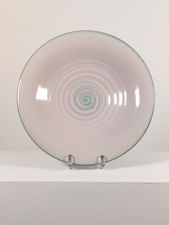 Image 1 of Antieke Art Deco fruitschaal/bord van Martha Katzer Majolica