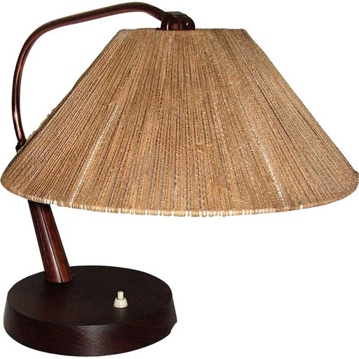 Lámpara de mesa vintage "Tamde" de latón bañado en cobre, Suiza, 1960
