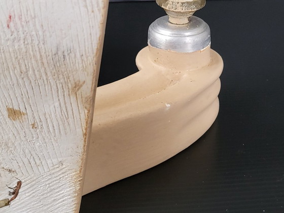 Image 1 of MAGNIFICA COPPIA DI APPLIQUE DA PARETE IN GESSO VINTAGE ANNI '40