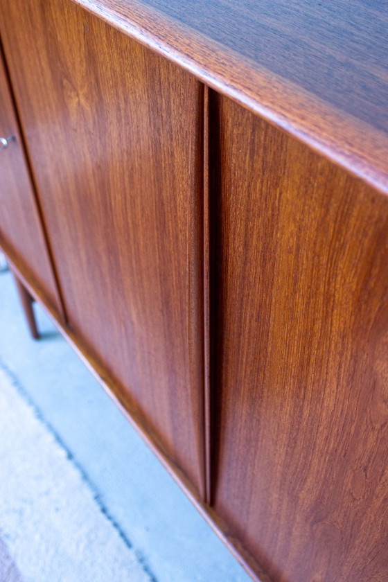 Image 1 of Vintage teakhouten dressoir Svend Aage Madsen Deense jaren 60