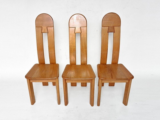 Image 1 of dining room chairs De Puydt 6 pieces