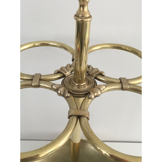 Image 1 of Vintage brass umbrella stand, 1930