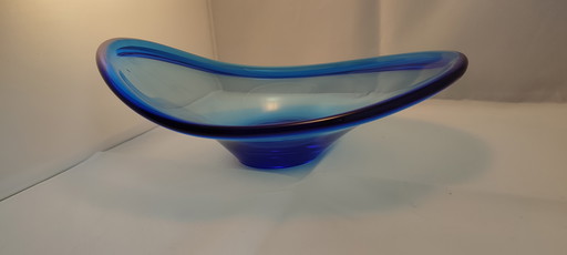 Lotta Peterson Ikea Design model Snits mondgeblazen glas glazen schaal 2004 'Selandia Per Lutken look-a-like'