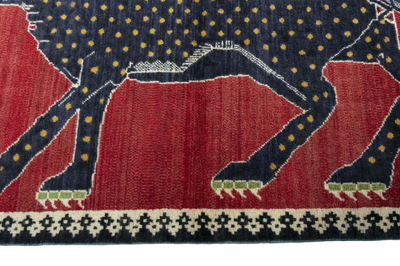 Image 1 of Tapis Gabbeh nomade noué à la main 155 x 100 cm