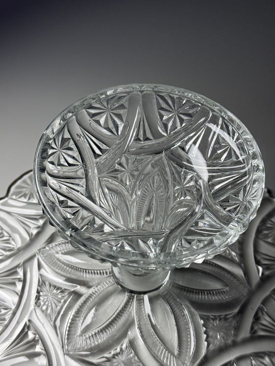 Image 1 of Val Saint Lambert - Alzata per torte - "LUCRÉCE" - 1913