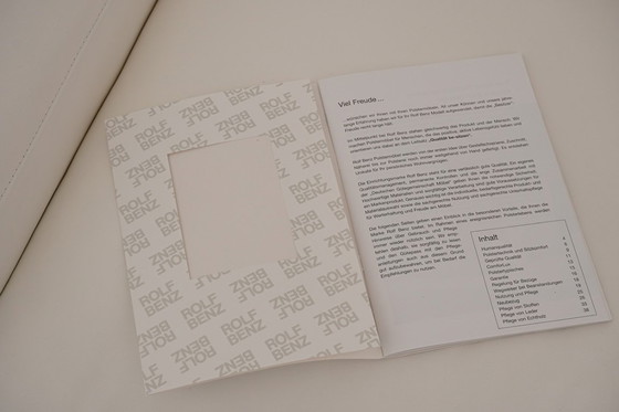 Image 1 of Rolf Benz Mio sofa set sofa corner sofa corner sofa cushions leather