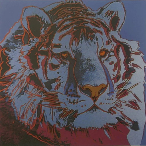 After Andy Warhol, Siberian Tiger, 1980s, Lithograph – lithos zeefdrukken, Paper (photo 2 of 8)