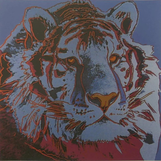 After Andy Warhol, Siberian Tiger, 1980s, Lithograph – Lithographs & prints, Paper (photo 2 of 8)