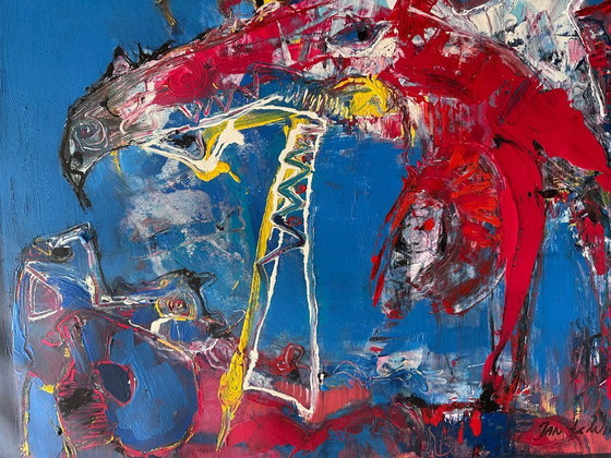 Image 1 of Jan te Wierik acrilico su carta