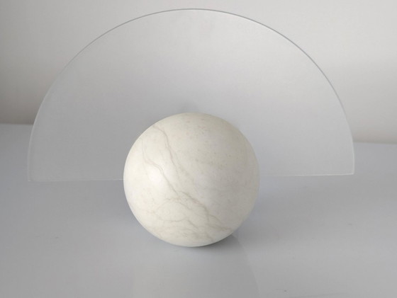 Image 1 of Applique da parete in alabastro in stile Art Déco, anni '70