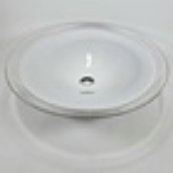 Image 1 of Mouth-blown black clear crystal lampshade in large format. Marked with sticker, made in Italy. Probably Murano, fourd