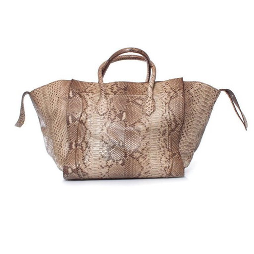 Borsa tote Celine Phantom Luggage in pelle di pitone