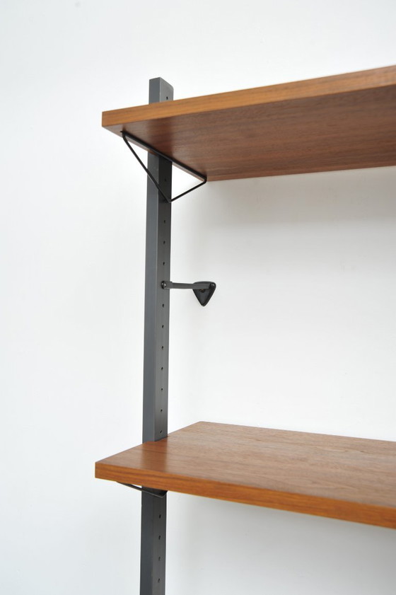 Image 1 of Walnut shelving system by Pira (1960s)