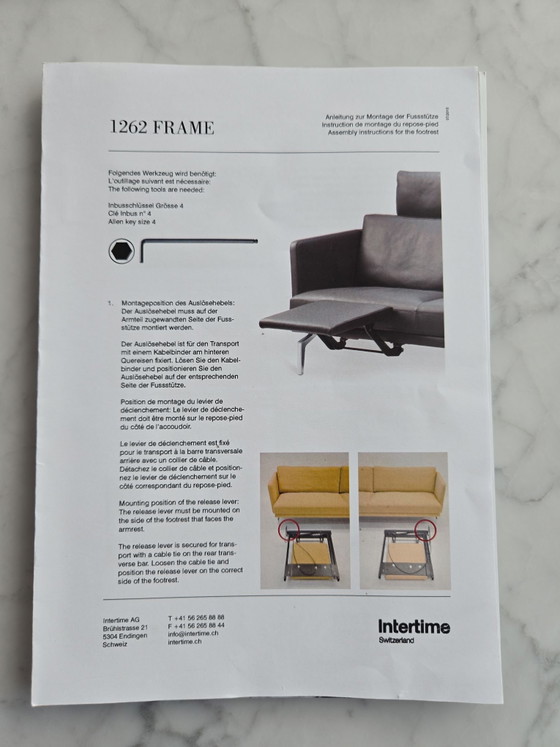 Divano Intertime Frame 1262 – Divani, Pelle, Metallo (photo 9 of 11)