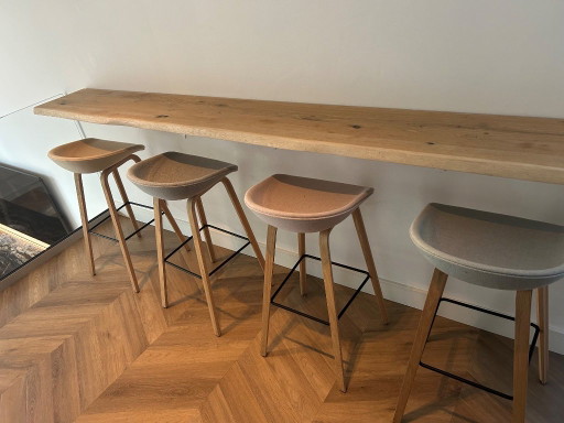 Set of 4 Vitra Barstools – 4 different colors – €350