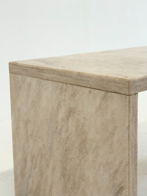 Image 1 of Italienischer Marmor Palissandro Couchtisch oder Beistelltisch