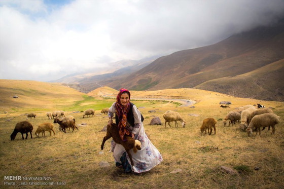 Image 1 of Authentic Mafrash, type of bag made by Shahsevan nomads