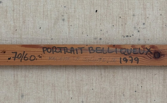 Image 1 of Robert Detheux / 1979 / Raro quadro surrealista / Madame la Colonelle