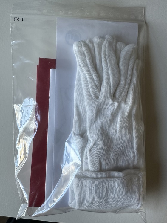 Image 1 of Serge Mouille ceiling lamp, 3 arms, 1 curved