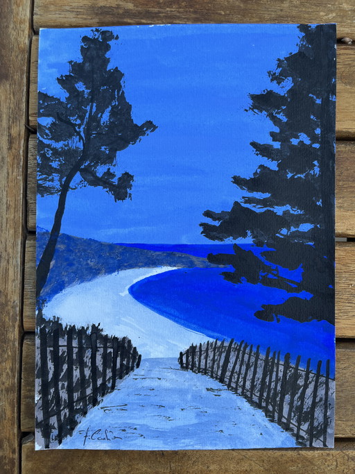 Artist's sketch 21x15cm
