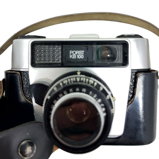 Image 1 of Iconic vintage camera Porst KB 100 + case | West Germany retro design