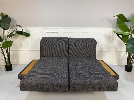 Image 1 of Brühl Moule Sofa Grey Divano letto Funzione di riposo Pezzo da esposizione