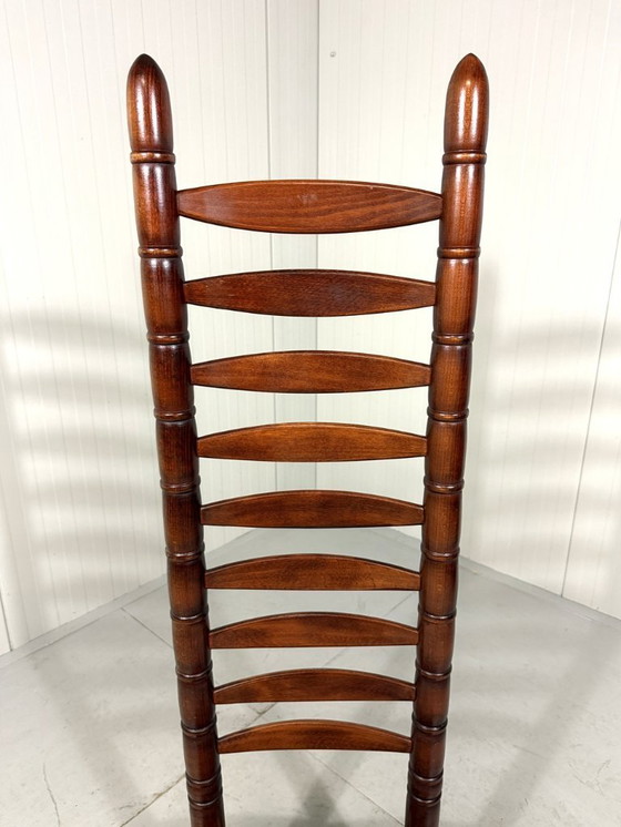 Image 1 of Sedia a scala con schienale alto anni '70