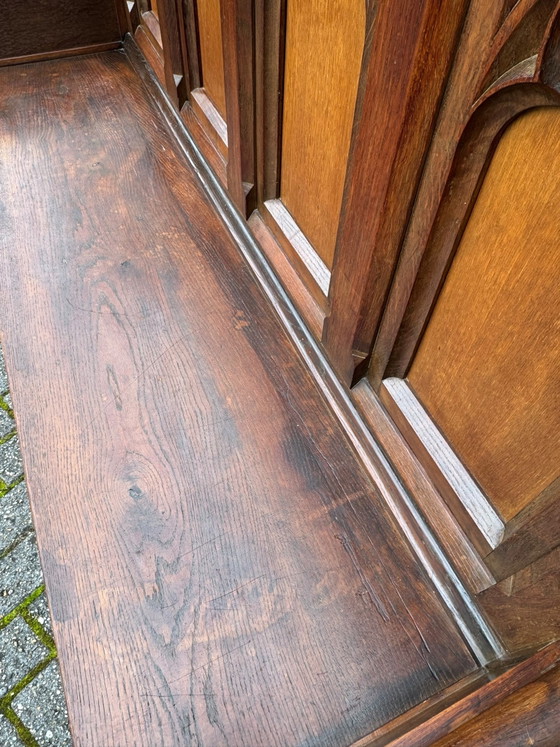 Panca in Legno Neogotico – Panche, Wood (photo 7 of 12)