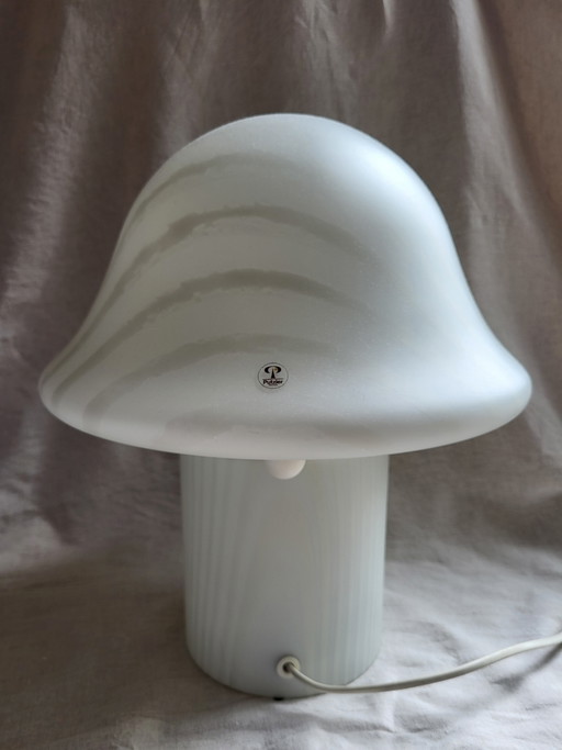 Peill & Putzler Pilzlampe „Zebra“ (Länge 37 cm) – Mit vollständig intaktem Aufkleber – tafellampen, Glass (photo 2 of 5)