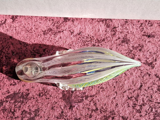 Multicolor filigree blown glass shoe from Murano, 14.5 cm, Decorative Objects, Blue (photo 7 of 10)