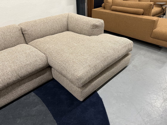 Image 1 of Gelderland 2505 Endless Corner Sofa De Ploeg Moss fabric
