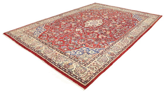 Image 1 of Original Perserteppich Sarough Mahal Rot 375 x 264 cm Top Zustand Klassik Alt
