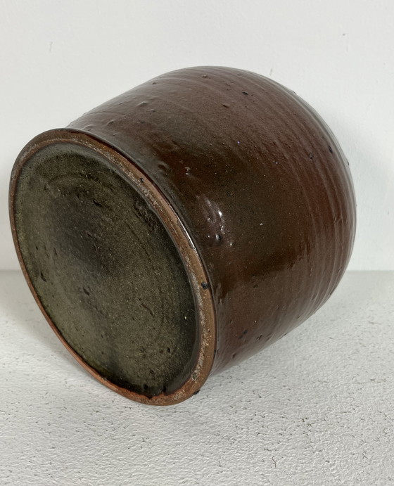 Image 1 of Jaren Vijftig Keramische Handgemaakte Pot